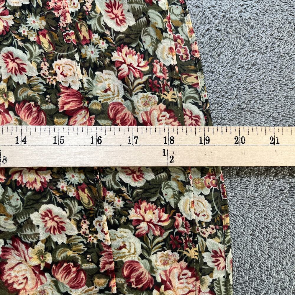 Vintage Express Mini Skirt Women Medium Micro Floral Tiered Ruffle Hem Y2K Fairy - Picture 6 of 7